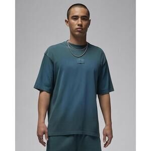NIKE NWT Men’s Jordan Flight Essentials 85 Washed Tee in Oxidised Green-Medium